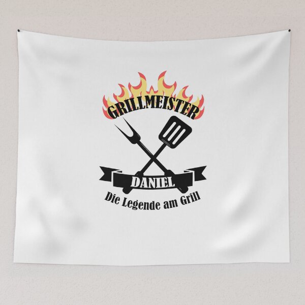 Item preview, Grill master Daniel funny saying first name designed and sold by JanooFactory.