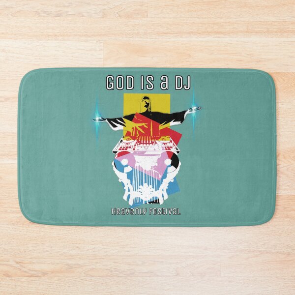 Item preview, god is a dj designed and sold by SerafinDesign.