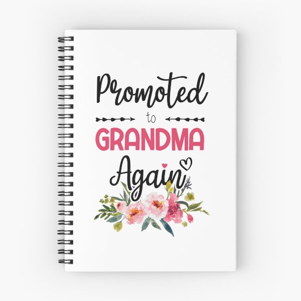 Item preview, Promoted to Grandma Again New Grandma Flowers Gift designed and sold by BestComicss.