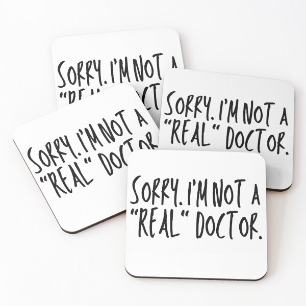 Item preview, Sorry I'm Not A "REAL" Doctor  designed and sold by introVETed.