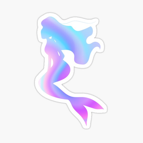 Item preview, Holographic Mermaid designed and sold by sweetviolets.