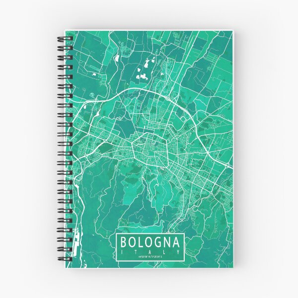 Item preview, Bologna City Map of Emilia-Romagna, Italy - Watercolor designed and sold by deMAP.