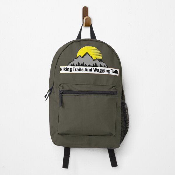 Item preview, Hiking With Dogs Hiking Trails And Wagging Tails designed and sold by mad art.