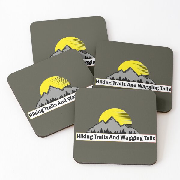 Item preview, Hiking With Dogs Hiking Trails And Wagging Tails designed and sold by mad art.