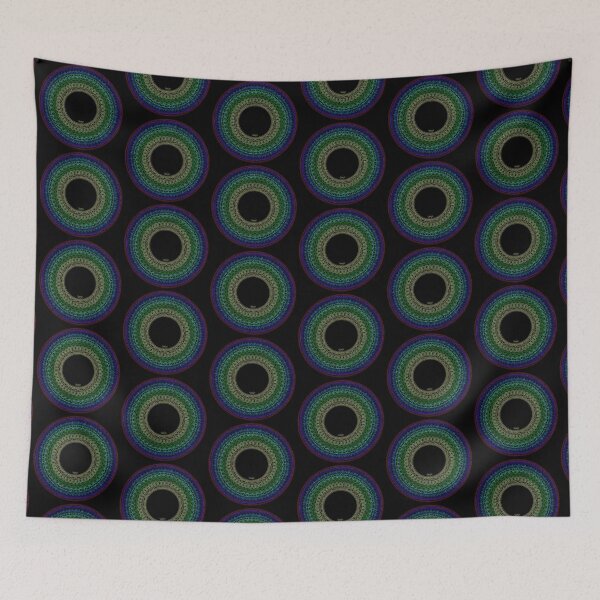 Item preview, dark rainbow mandala designed and sold by theart-inst.