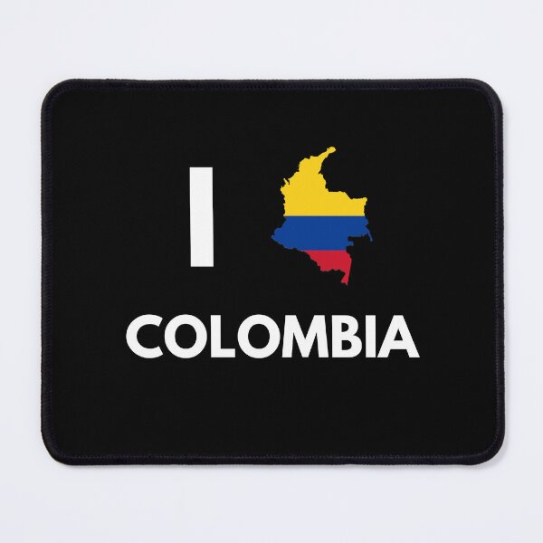 Item preview, I LOVE COLOMBIA COLOMBIAN FLAG designed and sold by Suzy Perez Art.