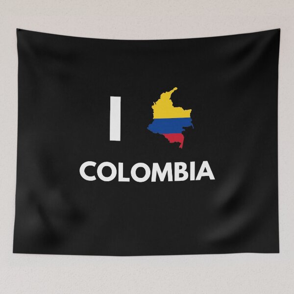 Item preview, I LOVE COLOMBIA COLOMBIAN FLAG designed and sold by Suzy Perez Art.
