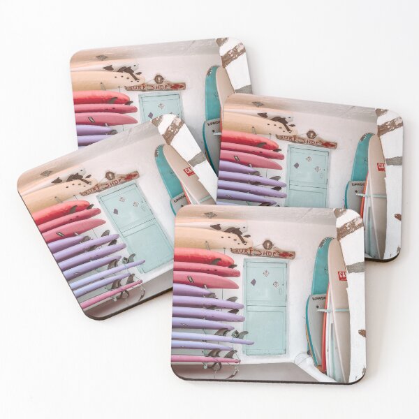 Item preview, Summer Surf Shop in Greece, Colorful Pastel Surfboards designed and sold by PrintsProject.