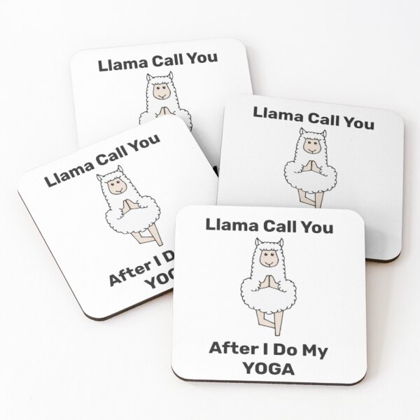 Item preview, Llama Call You After I Do My Yoga designed and sold by ShajenDesigns.