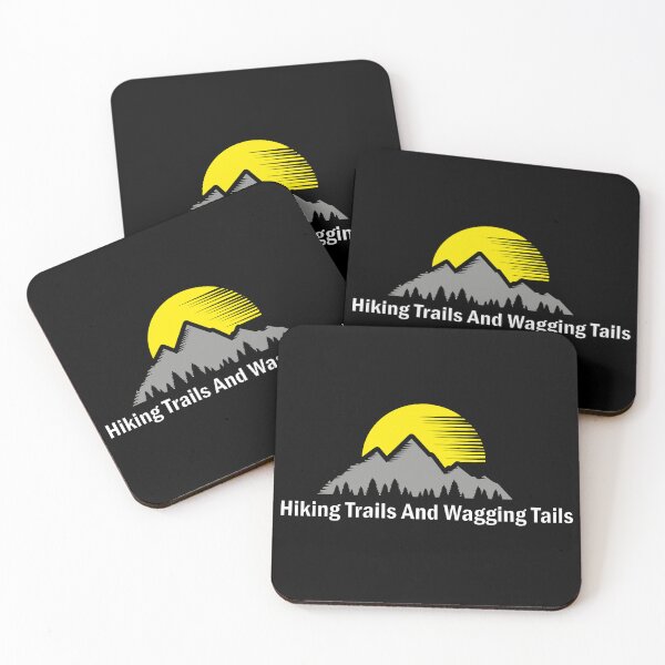 Item preview, Hiking With Dogs Hiking Trails And Wagging Tails designed and sold by mad art.