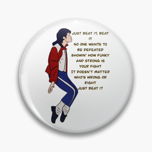 Item preview, MJ - Just beat it designed and sold by CraftyCreating.