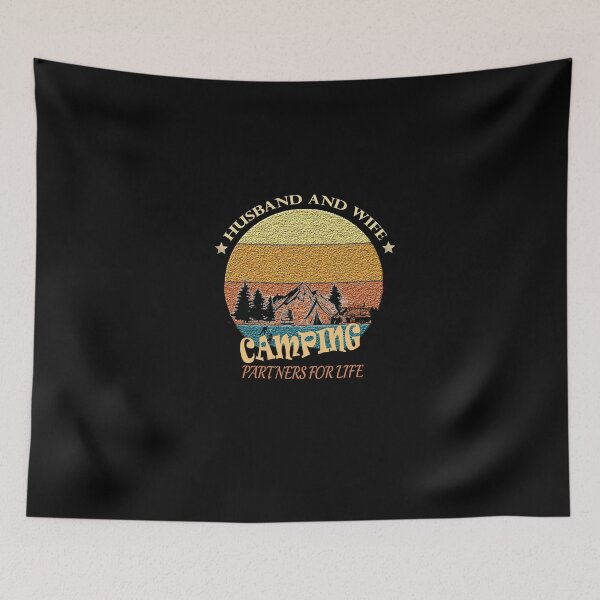 Item preview, Husband And Wife Camping Partners For Life designed and sold by Red123shop.
