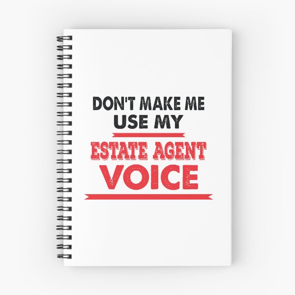 Item preview, Don't Make Me Use My Estate Agent Voice - Funny Estate Agent Quote Gift Idea For Men and Womens designed and sold by Mmmm3344.