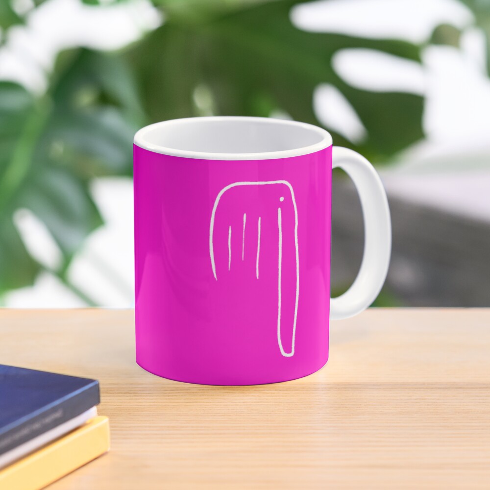 Elephant in Four Lines Coffee Mug