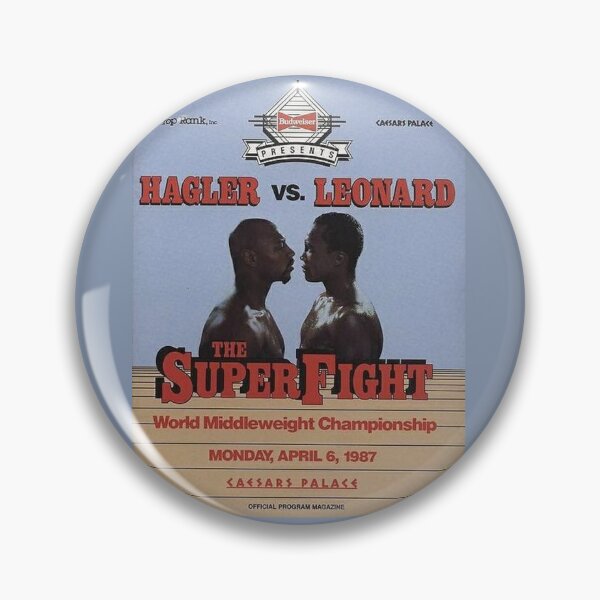 Artikelvorschau, Marvin Hagler gegen Sugar Ray Leonard Poster entworfen und verkauft von PeacefulRiver.