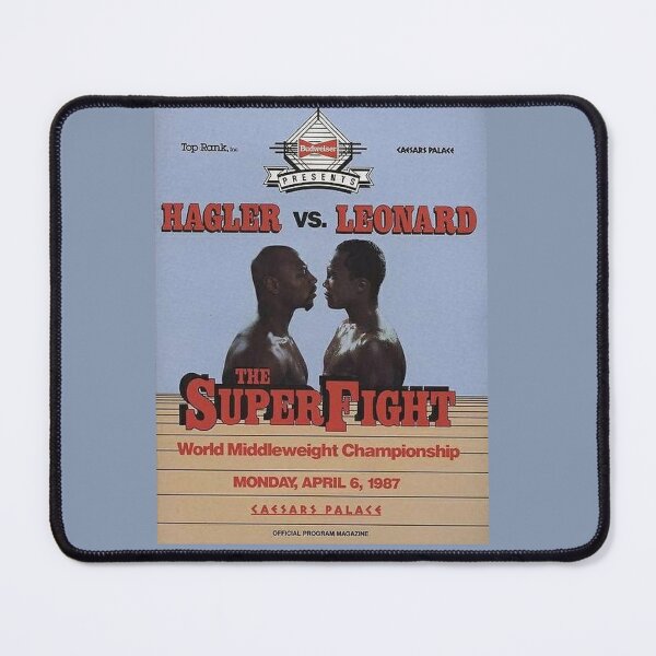 Item preview, Marvin Hagler vs Sugar Ray Leonard Poster designed and sold by PeacefulRiver.
