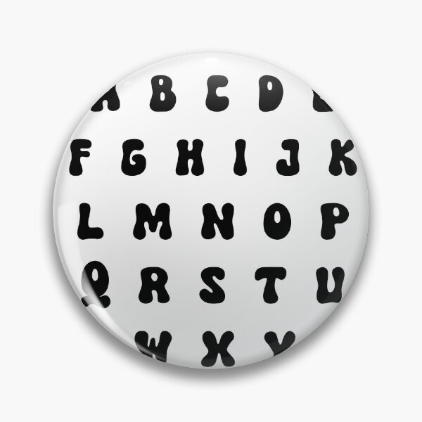 Item preview, ABC Alphabet Black designed and sold by MadeByBeata.
