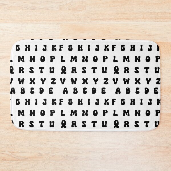 Item preview, ABC Alphabet Black designed and sold by MadeByBeata.