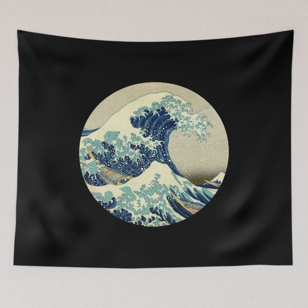 Item preview, The Great Wave off Kanagawa Hokusai Kaiju designed and sold by ViolaWolff.