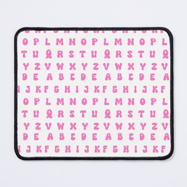 Item preview, ABC Alphabet Pink designed and sold by MadeByBeata.