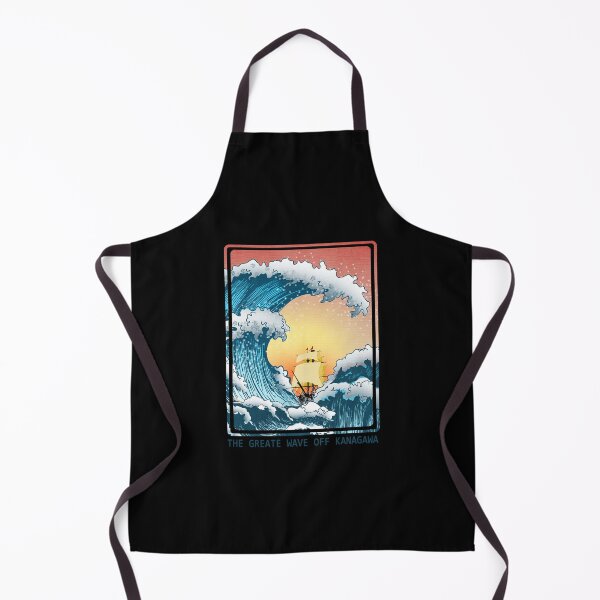 Item preview, The Great Wave off Kanagawa Sunset Poster designed and sold by ViolaWolff.