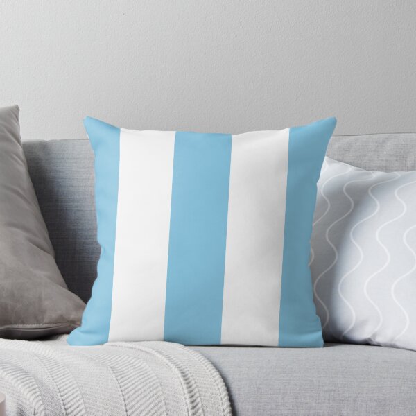 Item preview, Large BABY BLUE and WHITE Vertical STRIPES designed and sold by RachelMacht.