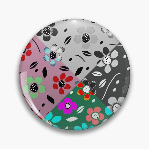 Item preview, Quad Color Sequence Floral Pattern Collage designed and sold by RyanCaudell.