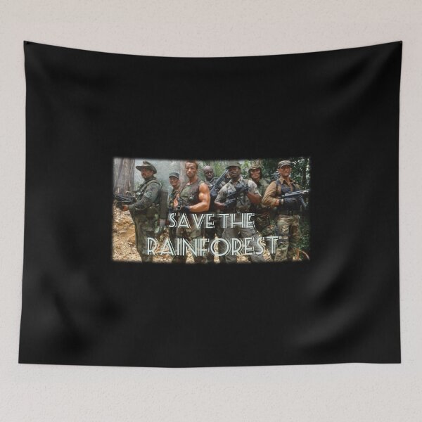 Item preview, Save the Rainforest by Arnold Schwarzenegger Poster designed and sold by PeacefulRiver.