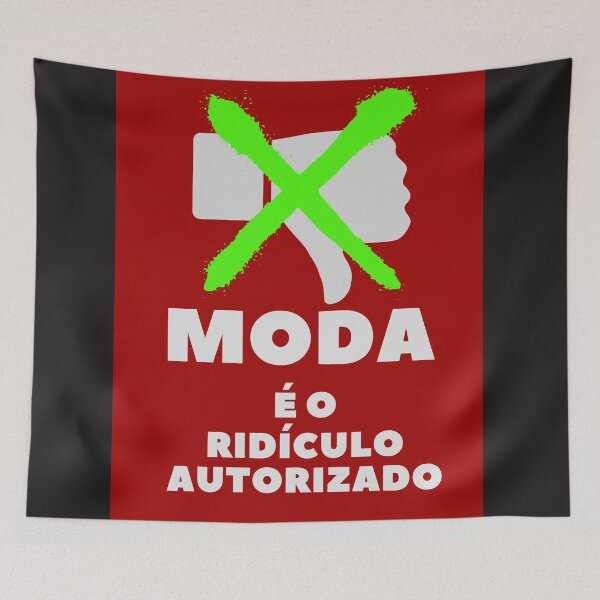 Item preview, Moda é o ridículo autorizado designed and sold by TeaMugPhrases.