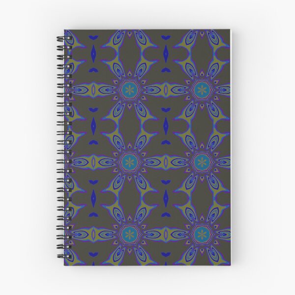 Item preview, Kaleidoscope Mandala Dream Blue Purple Flower design pattern designed and sold by NebulaFern.