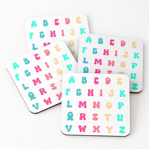 Item preview, ABC Alphabet Neon designed and sold by MadeByBeata.