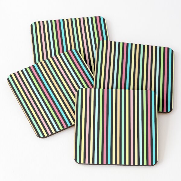Item preview, Rayas multicolores, patrón de rayas de colores pastel. designed and sold by cutecrazytshirt.