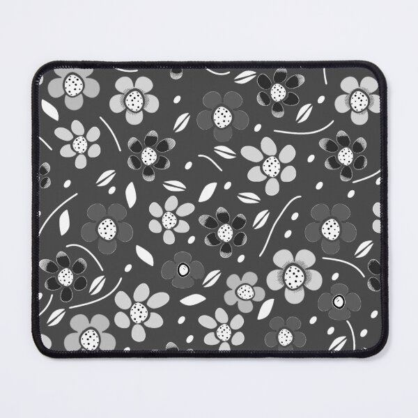 Item preview, Neutral, Dark Gray and White Toned Floral Pattern background designed and sold by RyanCaudell.