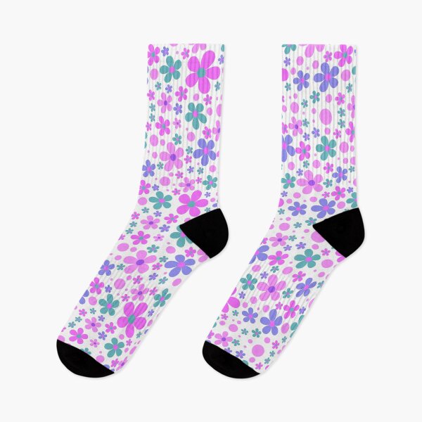 Item preview, Tiny Floral Vaporwave Palette Seamless Pattern designed and sold by Cawaiico.