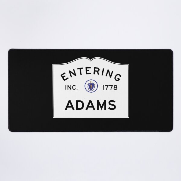 Item preview, Entering Adams Massachusetts - Commonwealth of Massachusetts Road Sign  designed and sold by NewNomads.
