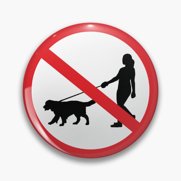 Item preview, No Dog Walk designed and sold by ProhibitionStickers.