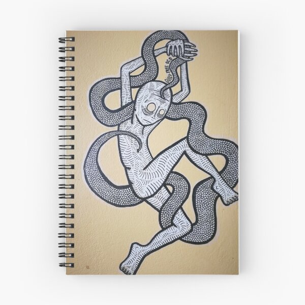 Item preview, Graffiti of the shapes of man and snake  designed and sold by PicHuang.