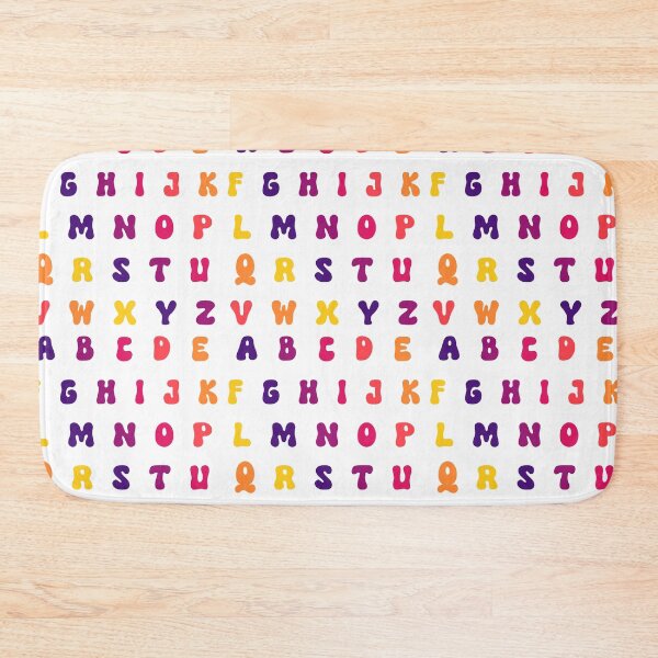 Item preview, Copy of ABC Alphabet Magenta and Yellow designed and sold by MadeByBeata.