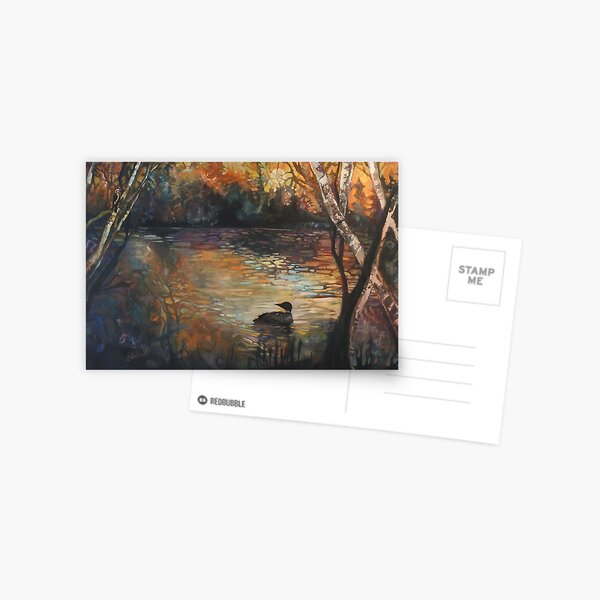 Item preview, Lake O'Brien Loon designed and sold by Elliott Art Studio.