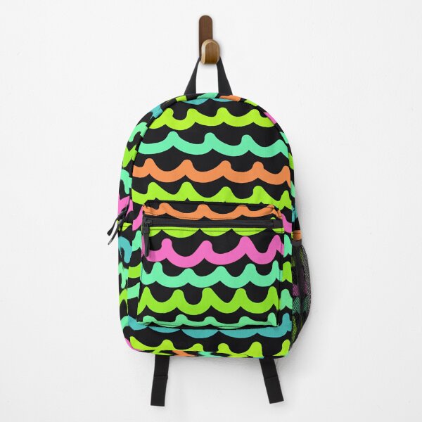 Item preview, Multicolor stripes,waves pattern designed and sold by cutecrazytshirt.