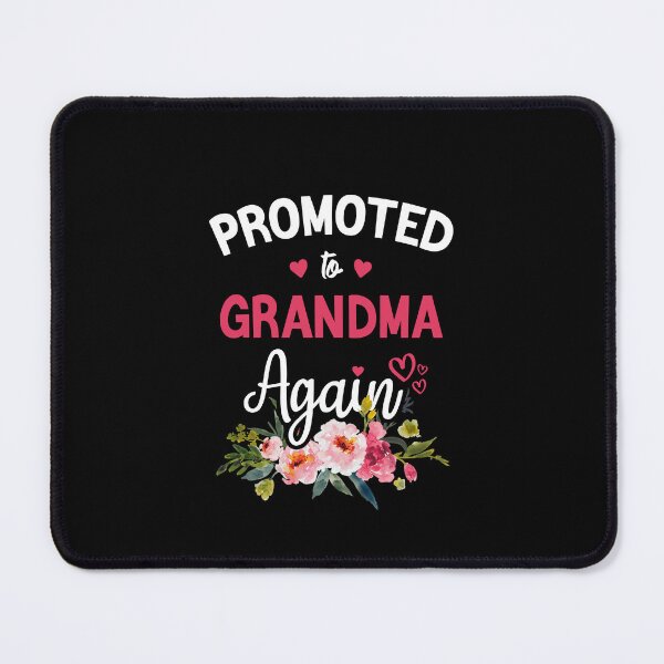 Item preview, Promoted to Grandma Again New Grandma Flowers Gift designed and sold by BestComicss.
