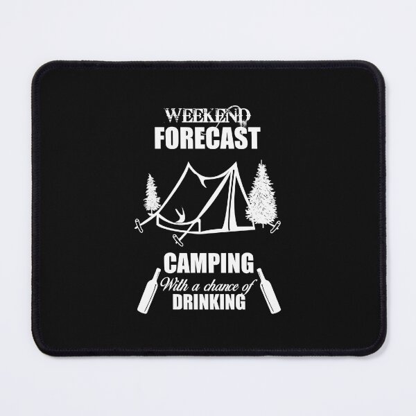 Item preview,  weekend forecast, camper gift idea, camper humor designed and sold by lapolonaise.
