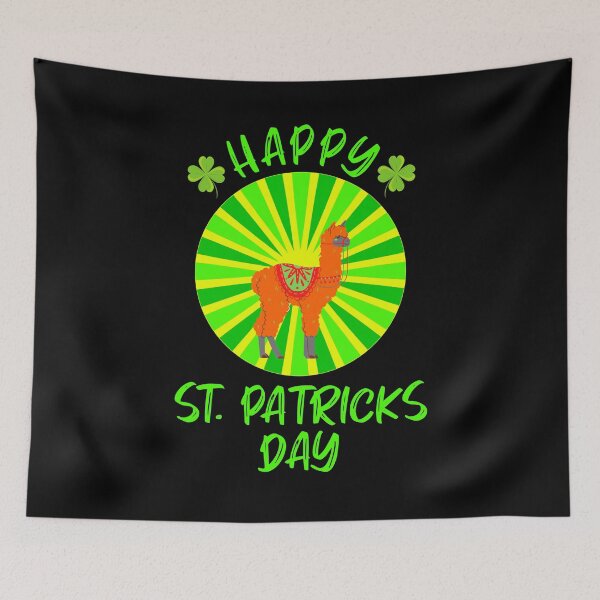 Item preview, Happy St. Patrick's Day Llama designed and sold by ACC .