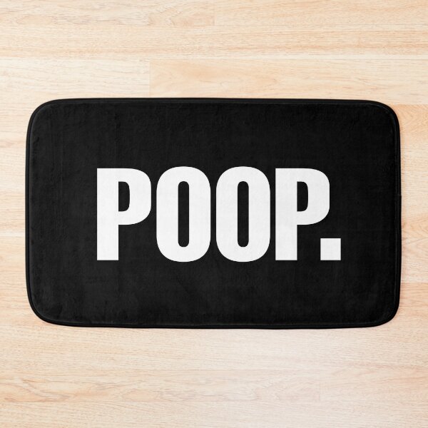 Item preview, Poop (white) designed and sold by TextualDeviancy.
