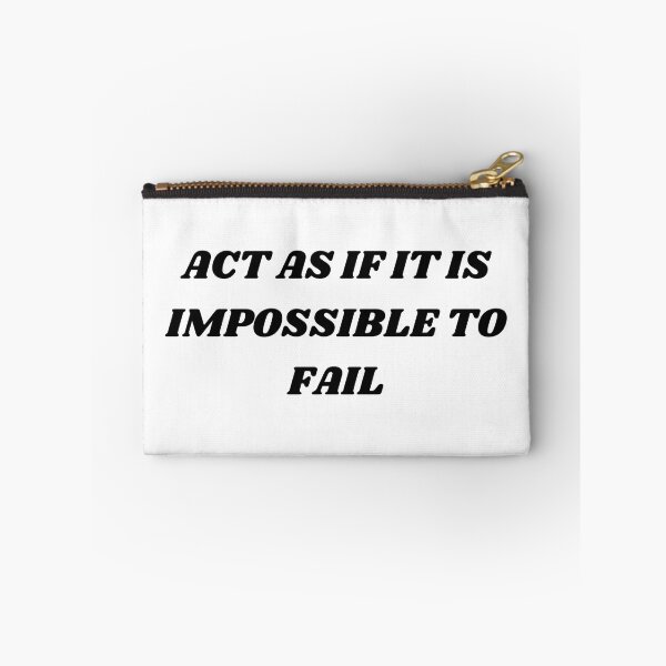 Item preview, Act as if it is impossible to fail designed and sold by Kuitoo.