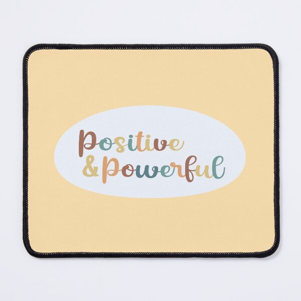 Item preview, Positive and Powerful - self love quote - Inspirational Quotes - Positive Affirmation designed and sold by MOONINSPIRATION.