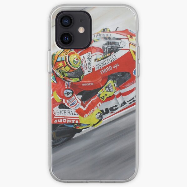 Valentino Rossi Ducati peinture à l'huile Coque souple iPhone