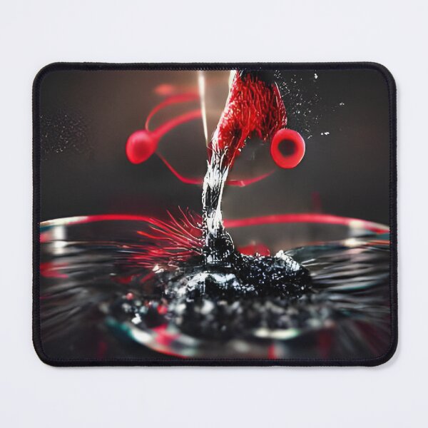 Item preview, AQUEOUS ART - BLACK, RED designed and sold by AqueousAI.