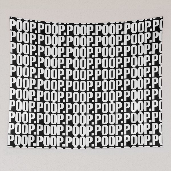 Item preview, Poop (white) designed and sold by TextualDeviancy.