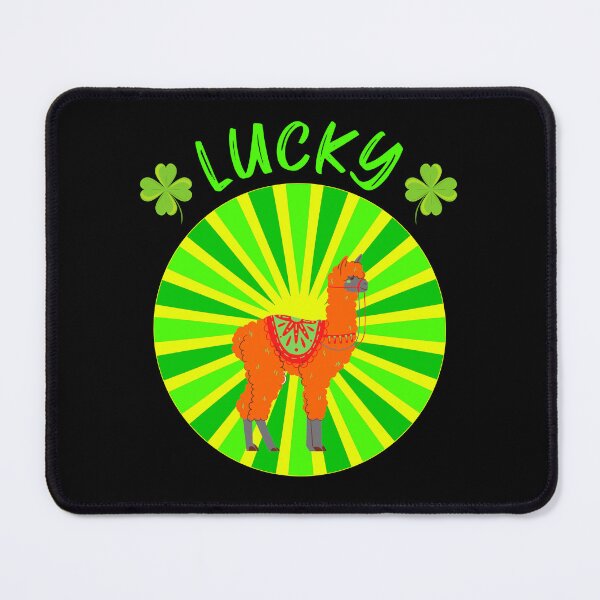 Item preview, St. Patrick's Day Lucky Llama designed and sold by ACC .